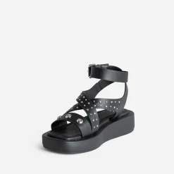 Sandale e cloutée^Texto Discount