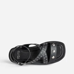 Sandale e cloutée^Texto Discount