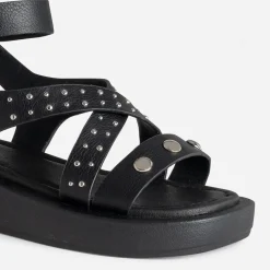 Sandale e cloutée^Texto Discount