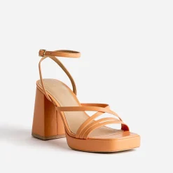 Sandale à talon flare^Texto Outlet