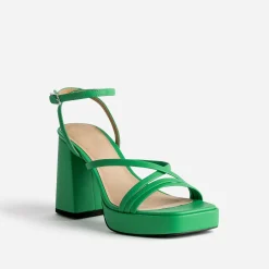 Sandale e à talon flare^Texto Sale