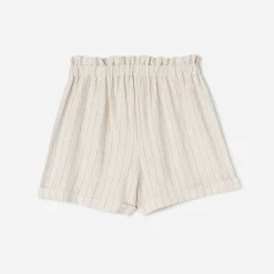 Short rayures noires taille haute^Texto Clearance