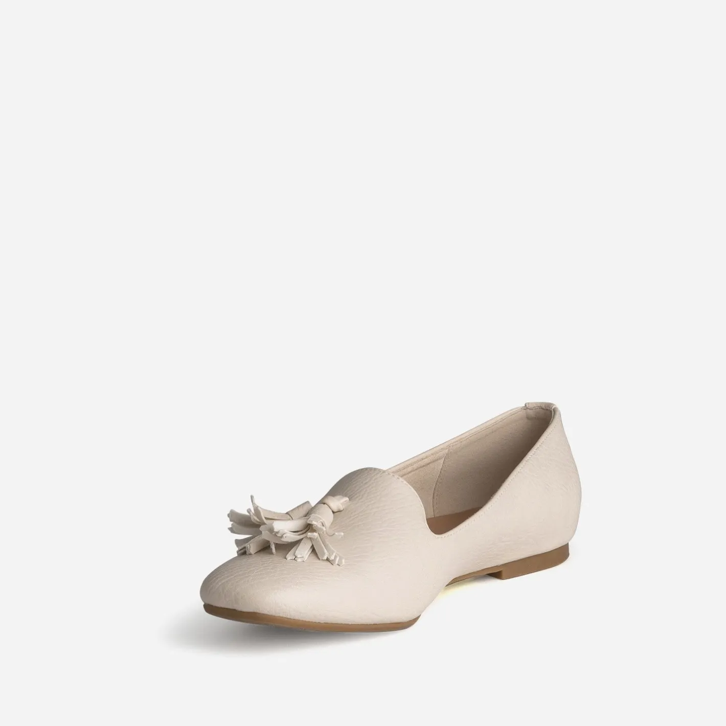 Slipper écru cuir^Eram New