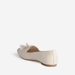 Slipper écru cuir^Eram New