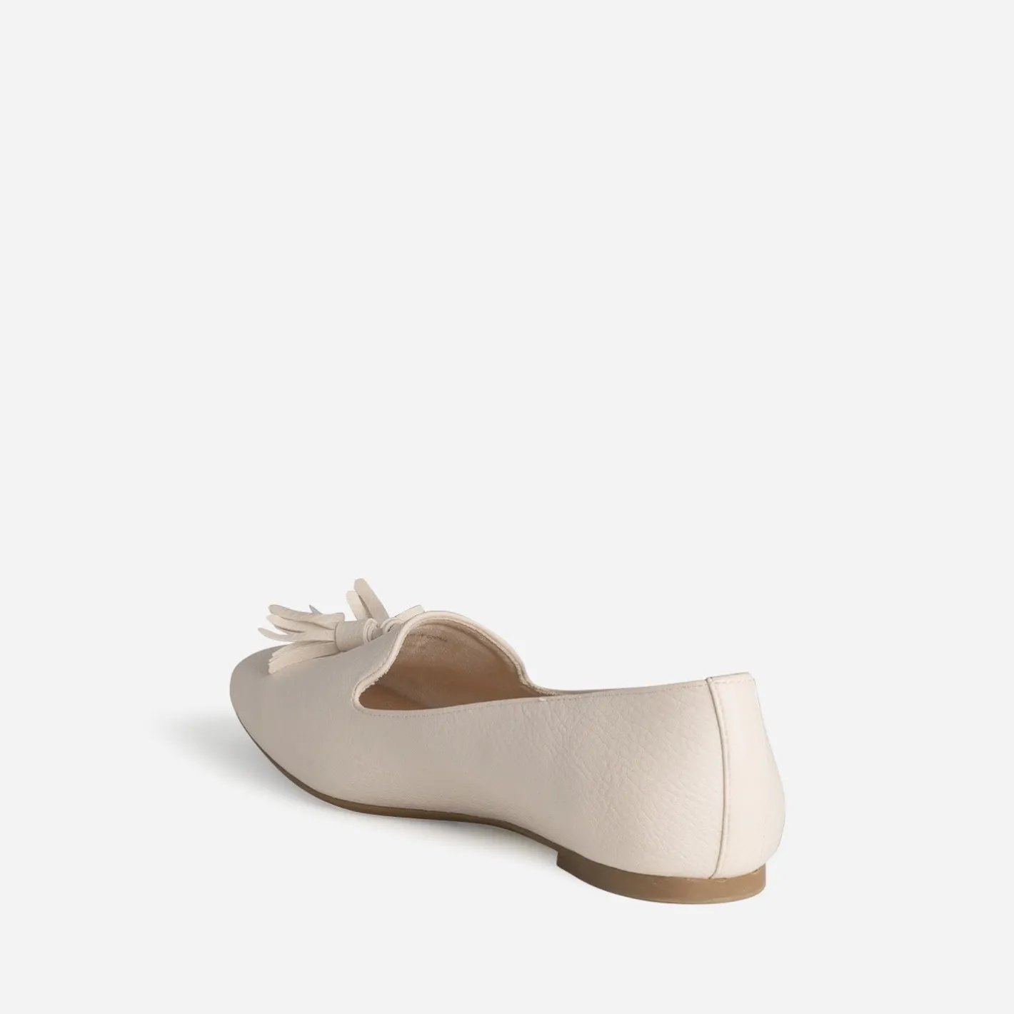 Slipper écru cuir^Eram New