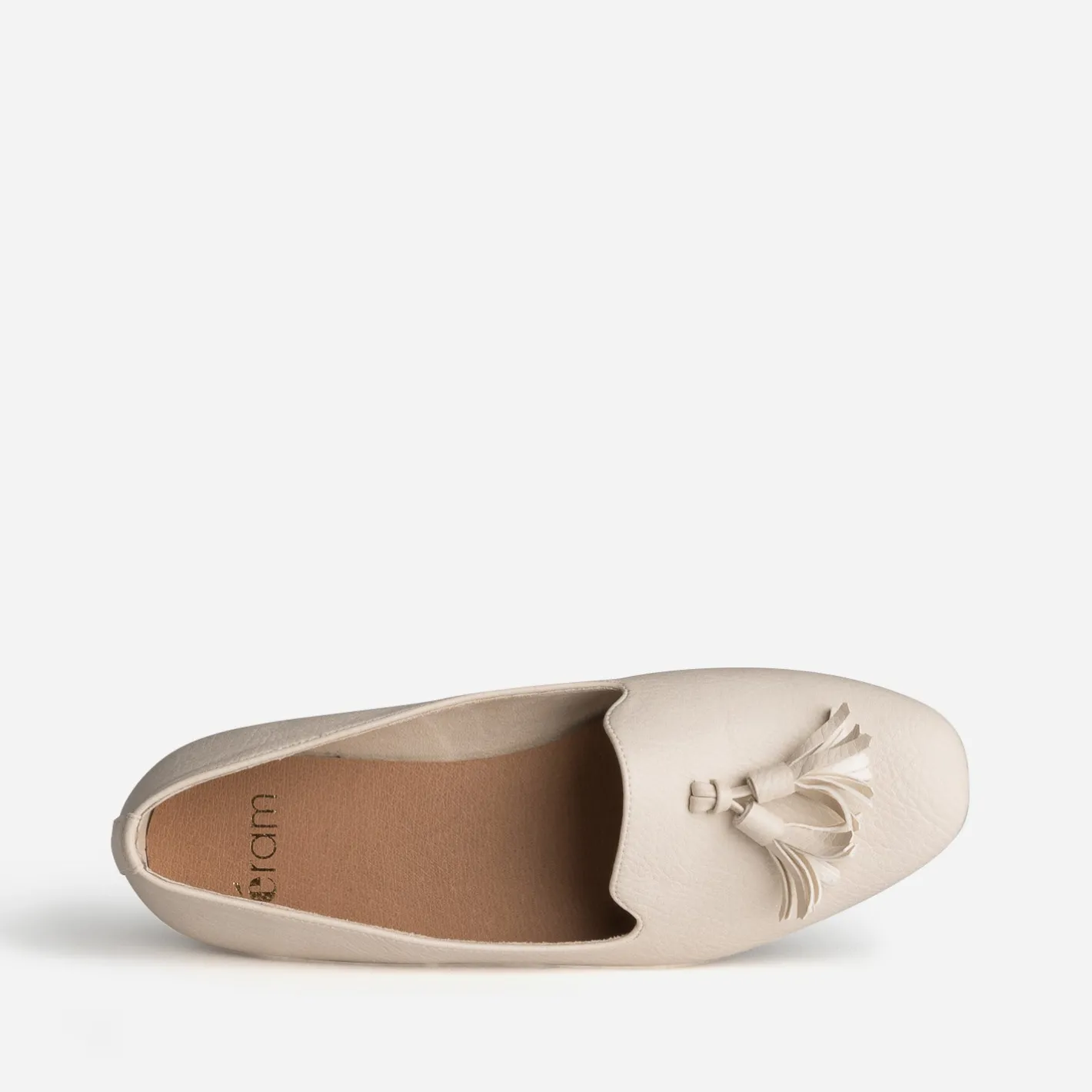 Slipper écru cuir^Eram New