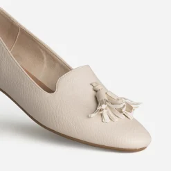 Slipper écru cuir^Eram New