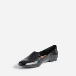 Slipper noir à motif effet python^Eram Clearance