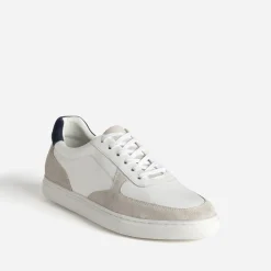 Tennis he cuir, grise, marine^Eram Best