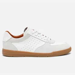 Tennis he en cuir détails gris clair^Eram Best