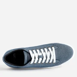 Tennis bleu chiné en toile^Eram New
