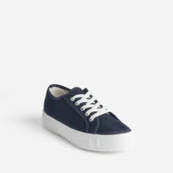 Tennis bleu en toile^Eram Discount