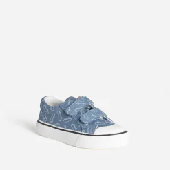 Tennis e toile motif skates à scratchs^Buggy Discount