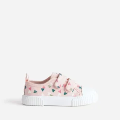 Tennis toile imprimée cœurs^Buggy