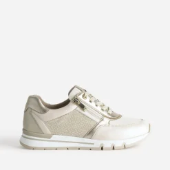 Tennis beige et dorée^Caprice Discount