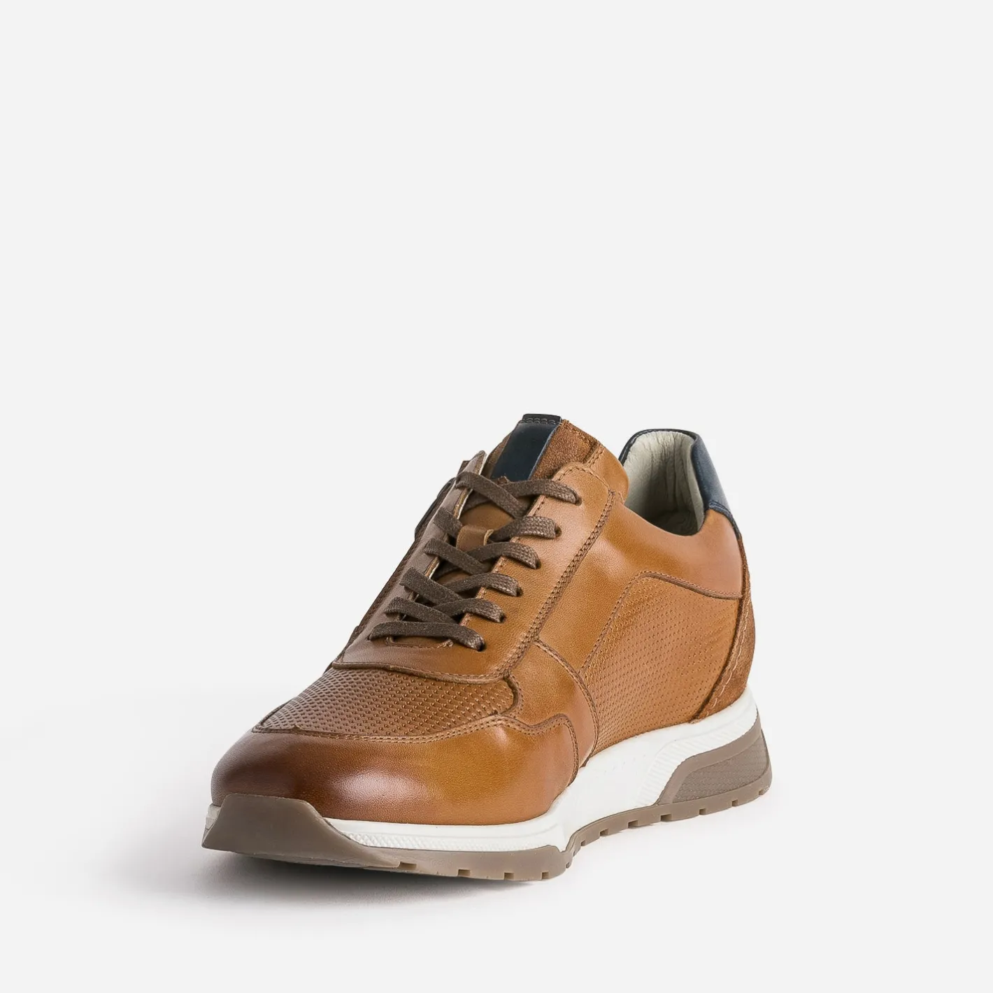 Tennis camel en cuir^Fluchos New
