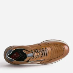 Tennis camel en cuir^Fluchos New