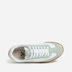 Tennis blanche et e bi-matière^Le Coq Sportif Sale