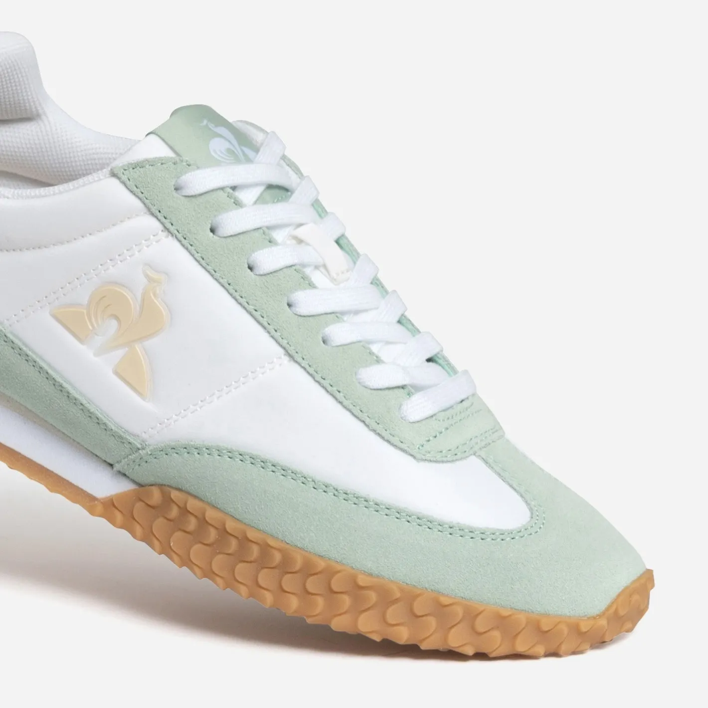 Tennis blanche et e bi-matière^Le Coq Sportif Sale