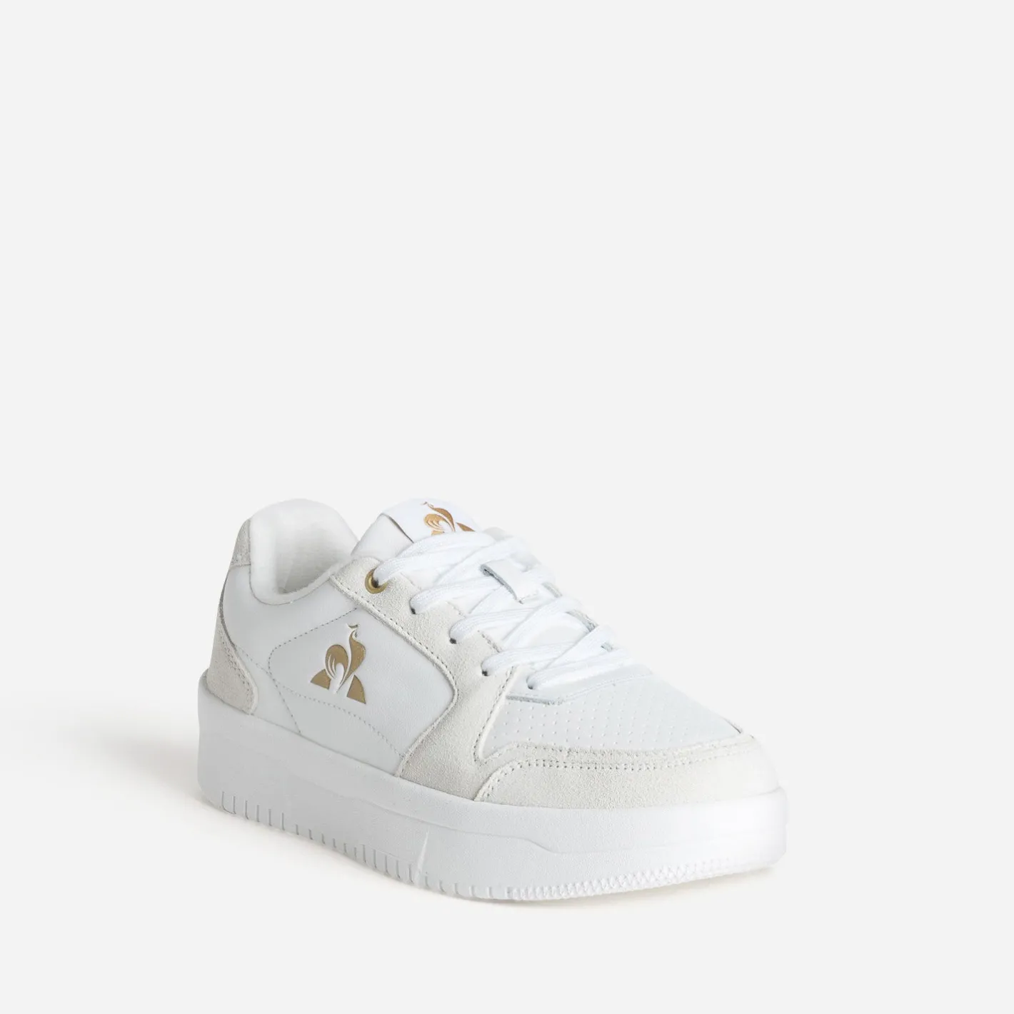 Tennis écrue et crème en cuir^Le Coq Sportif Online