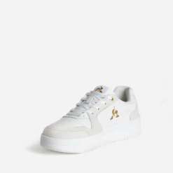 Tennis écrue et crème en cuir^Le Coq Sportif Online