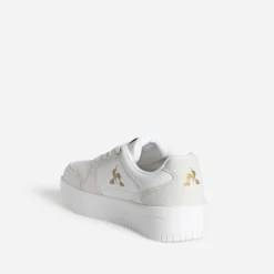 Tennis écrue et crème en cuir^Le Coq Sportif Online