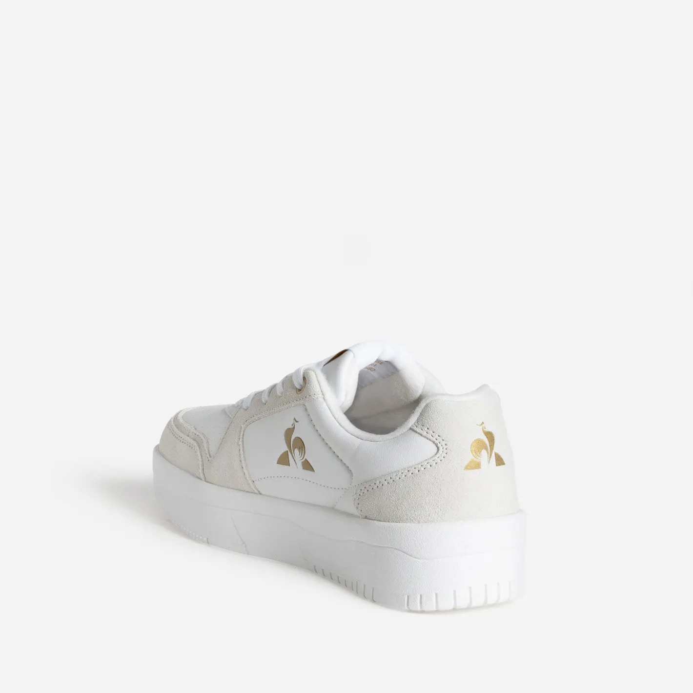 Tennis écrue et crème en cuir^Le Coq Sportif Online