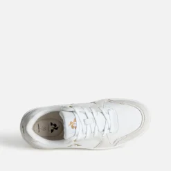 Tennis écrue et crème en cuir^Le Coq Sportif Online