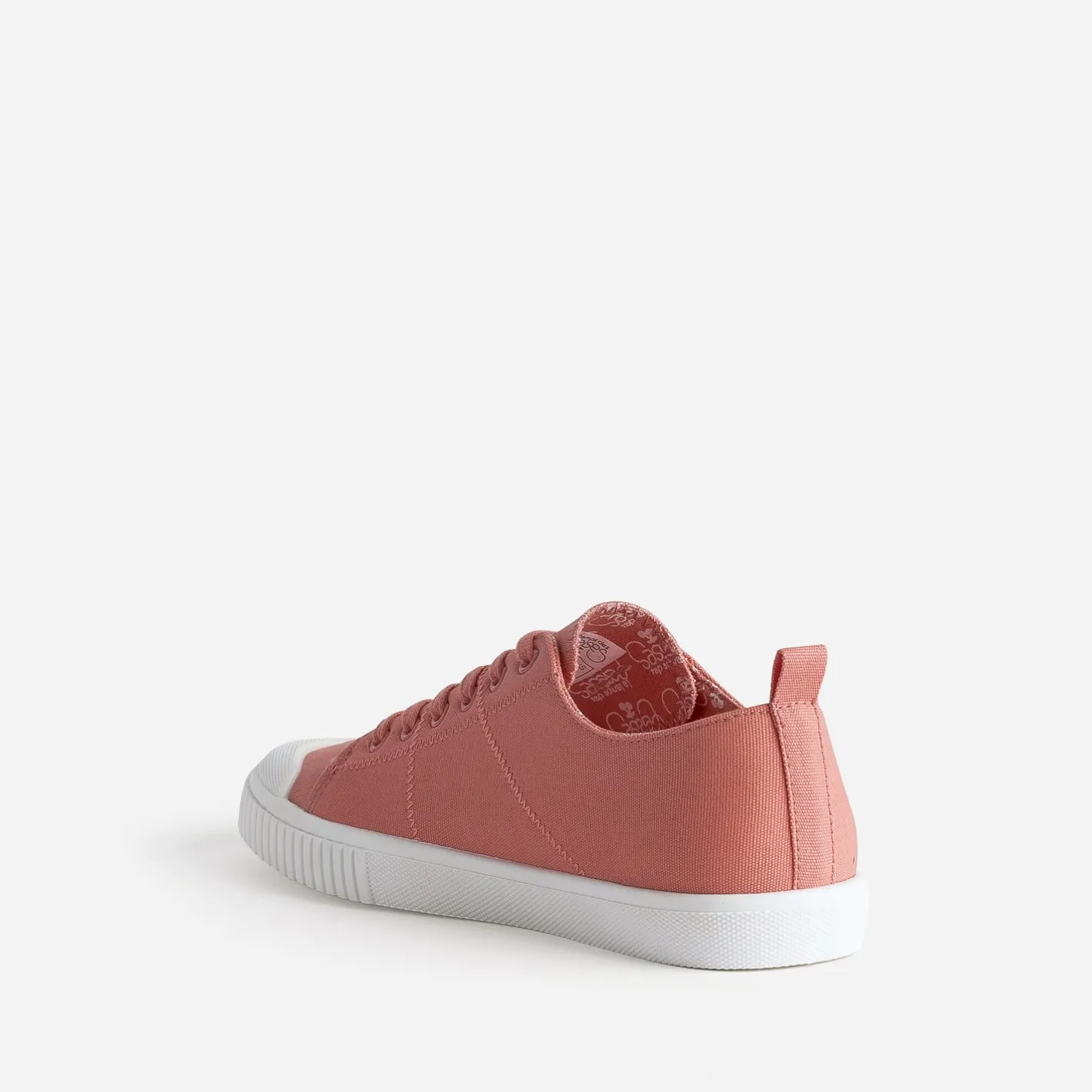 Tennis corail en toile^Le Temps des Cerises