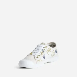 Tennis beige broderies or^Le Temps des Cerises Discount