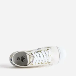 Tennis beige broderies or^Le Temps des Cerises Discount