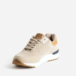 Tennis beige en mesh détails camel^Lee Cooper Clearance