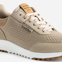 Tennis beige en mesh détails camel^Lee Cooper Clearance
