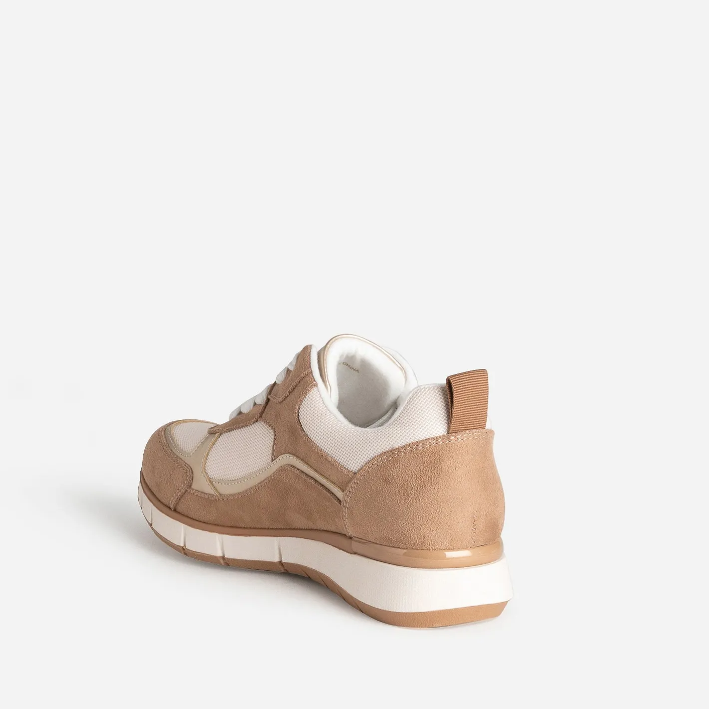 Tennis marron, beige et doré semelle amovible^Eram