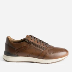 Tennis marron foncé en cuir^Eram