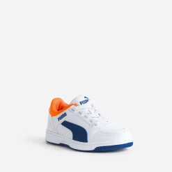 Tennis blanche, e, orange^Puma Clearance