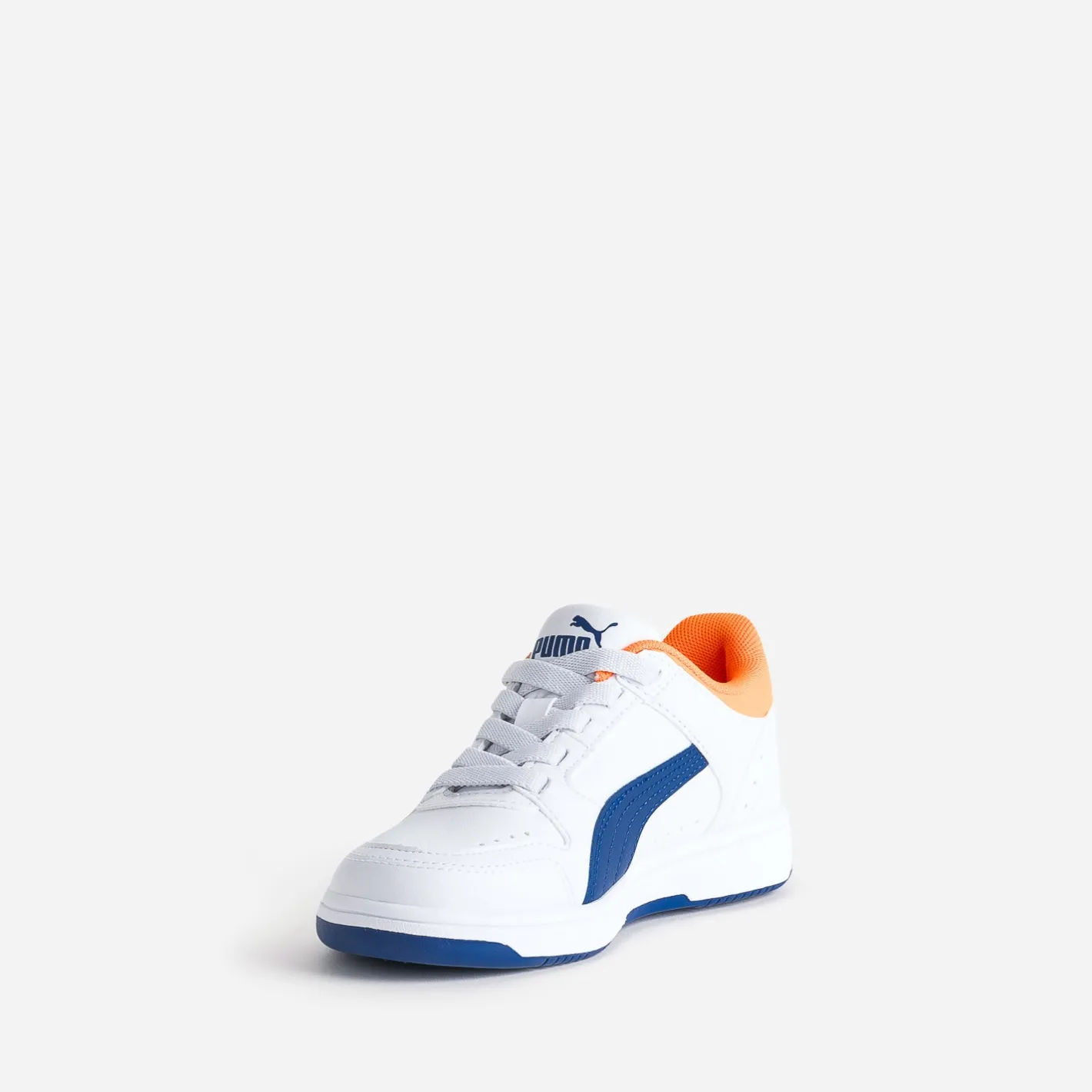 Tennis blanche, e, orange^Puma Clearance