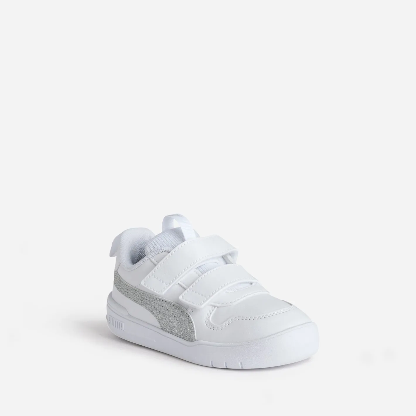 Tennis he et argentée à scratchs^Puma New