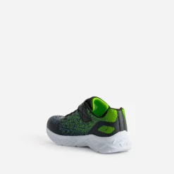 Tennis e, bleu, vert fluo^Skechers New