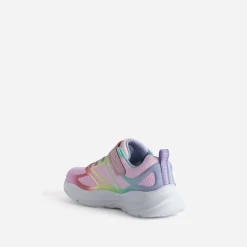 Tennis rose et fluo arc-en-ciel^Skechers Sale