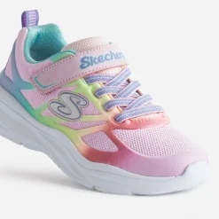 Tennis rose et fluo arc-en-ciel^Skechers Sale