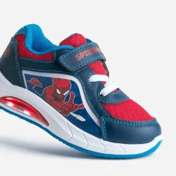 Tennis SPIDER-MAN , bleu et rouge à semelle lumineuse^703 New