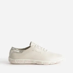 Tennis en cuir à semelle bicolore^Tbs