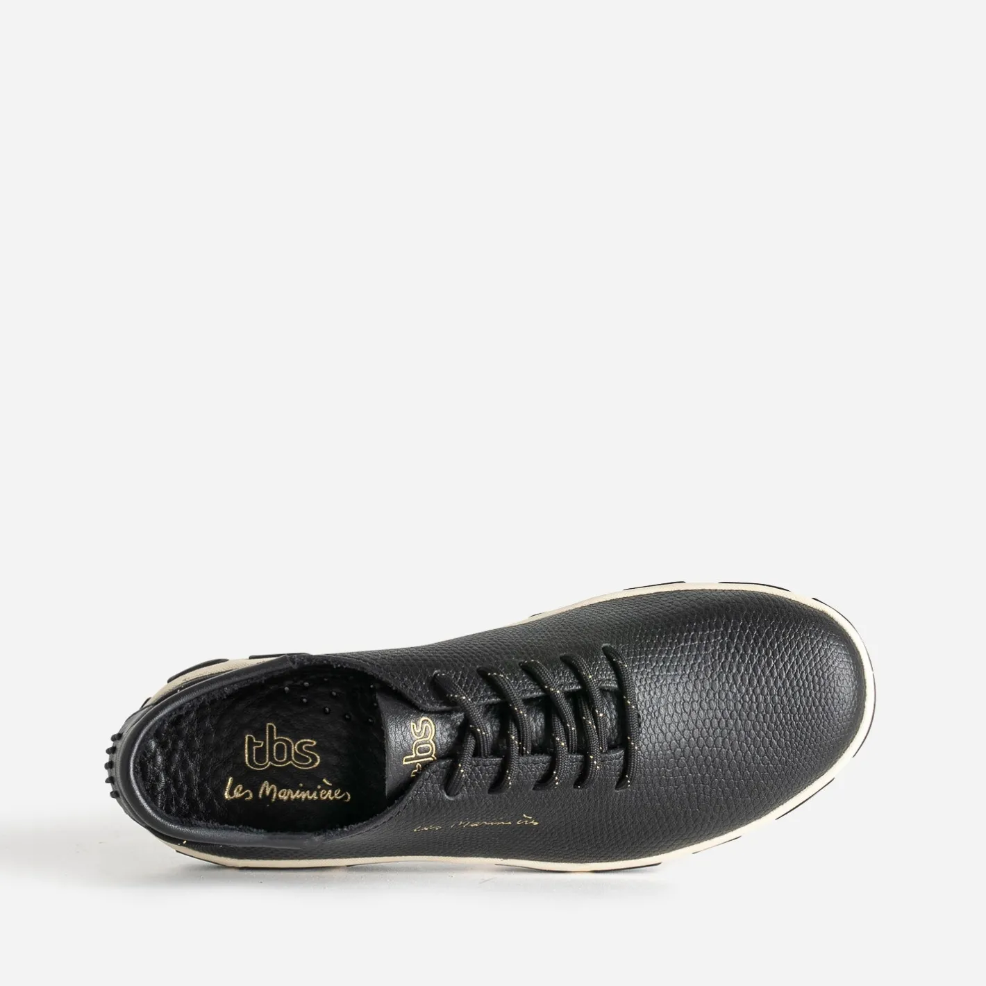 Tennis e en cuir à semelle bicolore^Tbs Discount