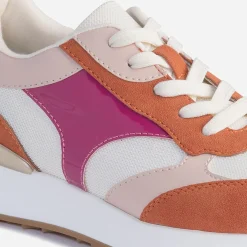 Tennis beige et terracotta à détails vernis s^Texto Outlet