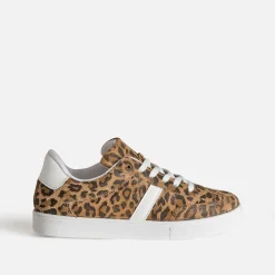 Tennis cuir motif léopard^Texto Outlet