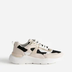 Tennis e, beige, blanche et dorée^Texto Clearance