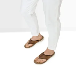 Tong camel en cuir^Eram Best