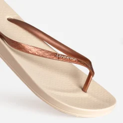 Tong beige brides marron^IPANEMA New