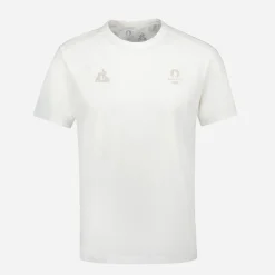 T-shirt écru détails sport^Le Coq Sportif Clearance